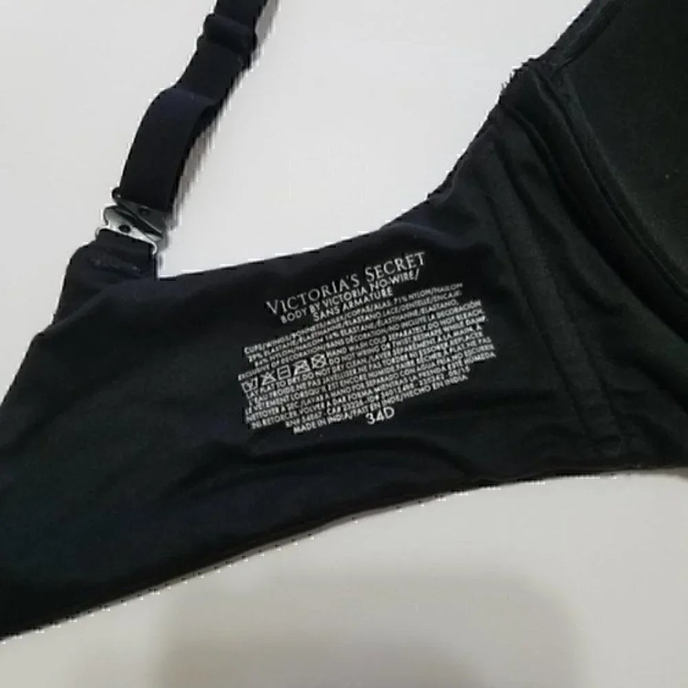 Victoria's Secret No-Wire Lace Bra Size 34D